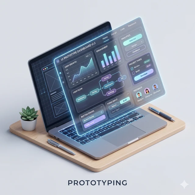 PoC Prototype 等角立體圖示
